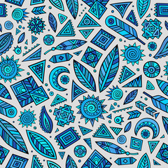 Tribal native ethnic seamless pattern  