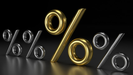 3D golden percent