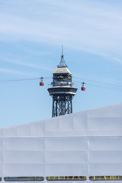 Cable way in Barcelona