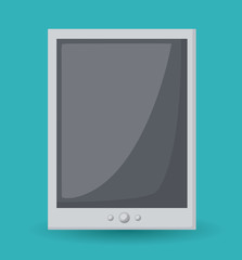 tablet  isolated design 