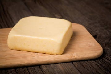 Vegan diy homemade feta cheese