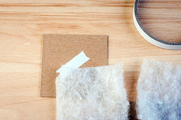 Springtime crafting supplies