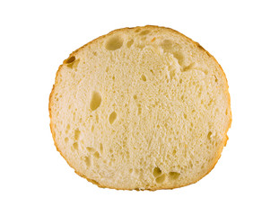 Cut white bread