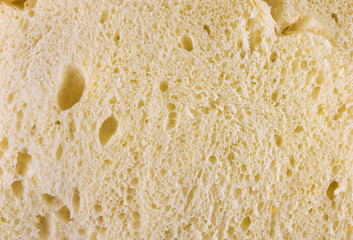 Cut white bread