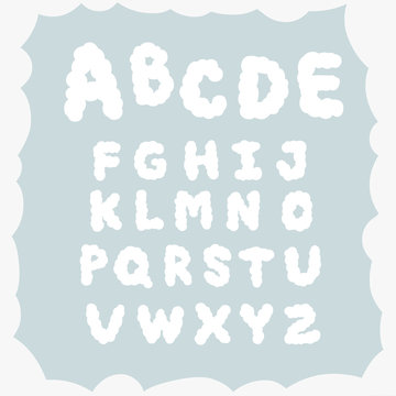 Doodle Cloud Font