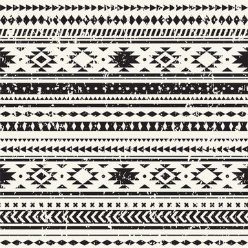 Aztec seamless pattern. 