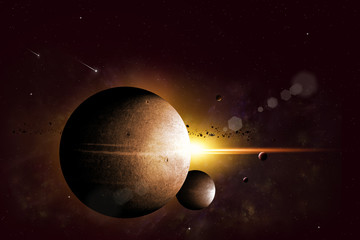 Fantasy Space Background © alex_aldo