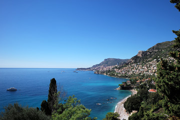 Resort city coastline