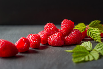 Frische Himbeeren