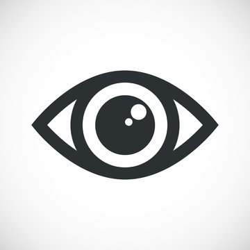 Simple Eye Icon with flare