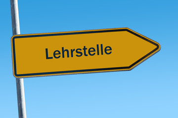 Schild 65 - Lehrstelle