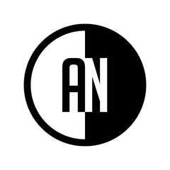 INITIAL CIRCLE HALF LOGO