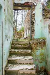 Treppenhaus in einem ehemaligen Wohnhaus