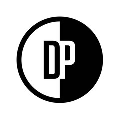 INITIAL CIRCLE HALF LOGO