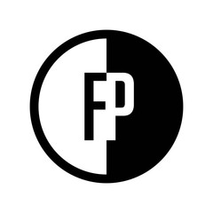 INITIAL CIRCLE HALF LOGO