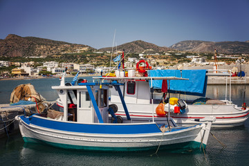 Crete fishing boats