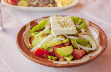 Fresh greek salad