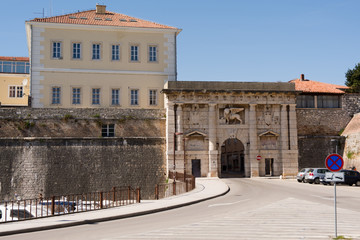 Fototapeta premium entrance to the city of Zadar , Croatia