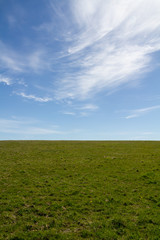 Wispy Clouds and Countryside
