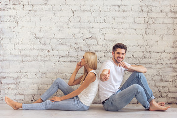 Beautiful young couple