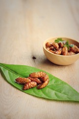 fried insects