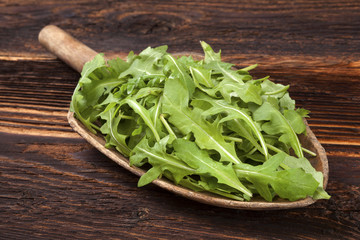 Fresh arugula salad.
