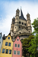 Fototapeta na wymiar In der Altstadt von Köln, Deutschland