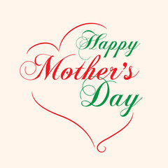 Happy Mother's Day Illustration