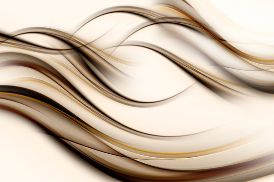 New Style Abstract Brown Wave Design Background