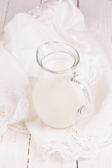 Jug with milk