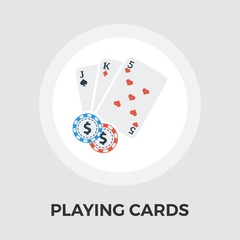 Playing Cards Flat Icon