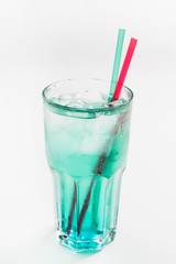 cocktail on the white background