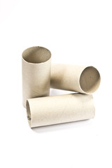 Empty Cardboard Toilet Rolls