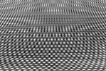 dot mask in front of greyish overcast sky psychedelic effect