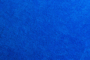 Detail texture of blue fabric.