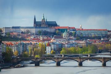 Cityscape of Prague, Chech republic