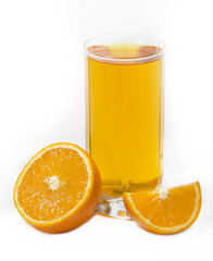 orange juice isolated