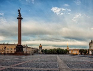 Fototapeta na wymiar Panorama of Palace square