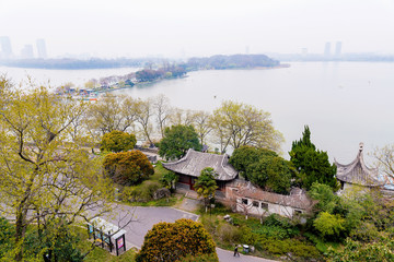 Fototapeta na wymiar View of Xuanwu lake