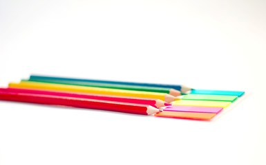 colored pencils stickers