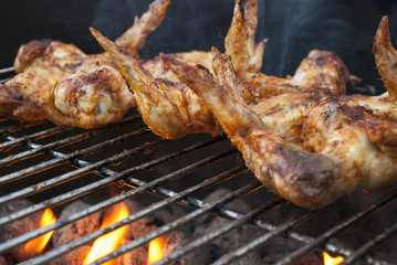Gegrillte Chicken Wings