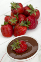 chocolate dipped strawberry