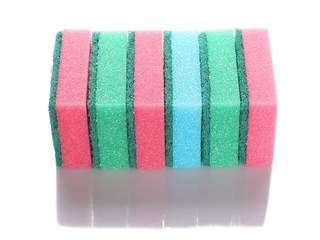 sponge isolated on white background