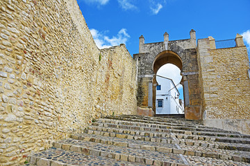 Arab door of Century X in Medina Sidonia, Cadiz.