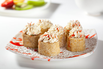Sweet Fruit Sushi Roll