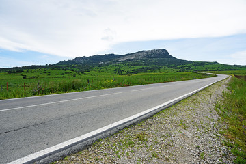 Access road to the beach of Bologna, Tarifa, Cadiz province