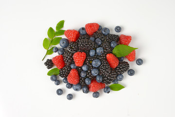Heap of fresh berries
