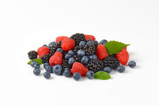 Heap of fresh berries