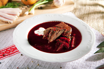 Beetroot and Cabbage Soup