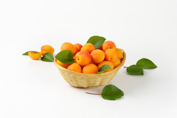 Fresh ripe apricots